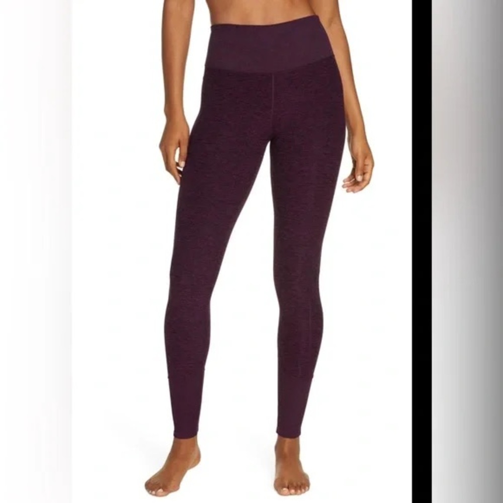 Women's High-Waisted Purple Leggings